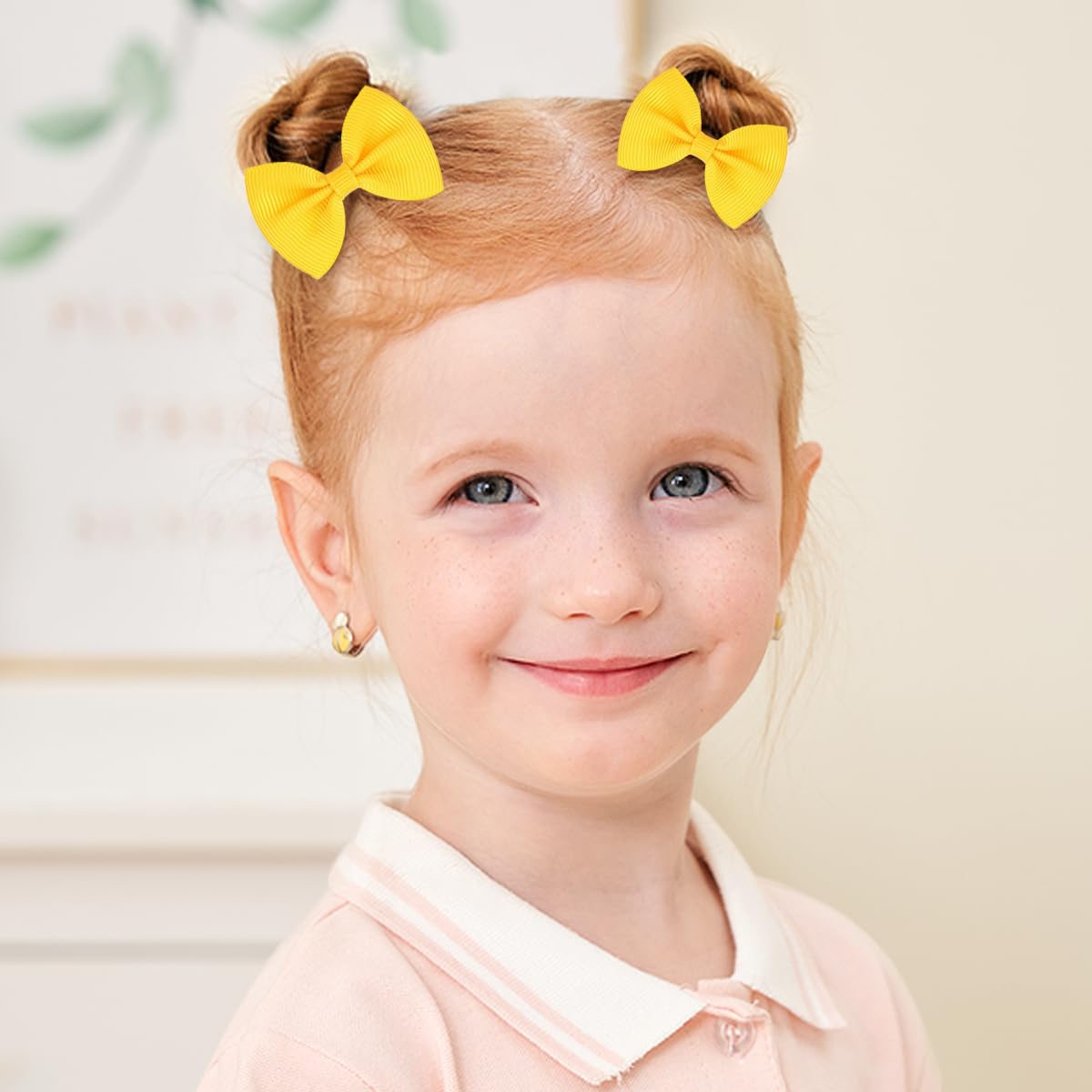 Choicbaby 2-inch baby bows on grosgrain ribbon for secure hold