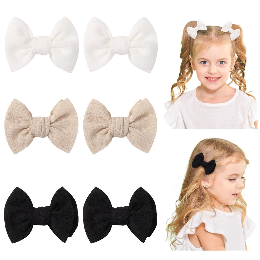 Choicbaby 6pcs baby hair clips for versatile everyday styling.