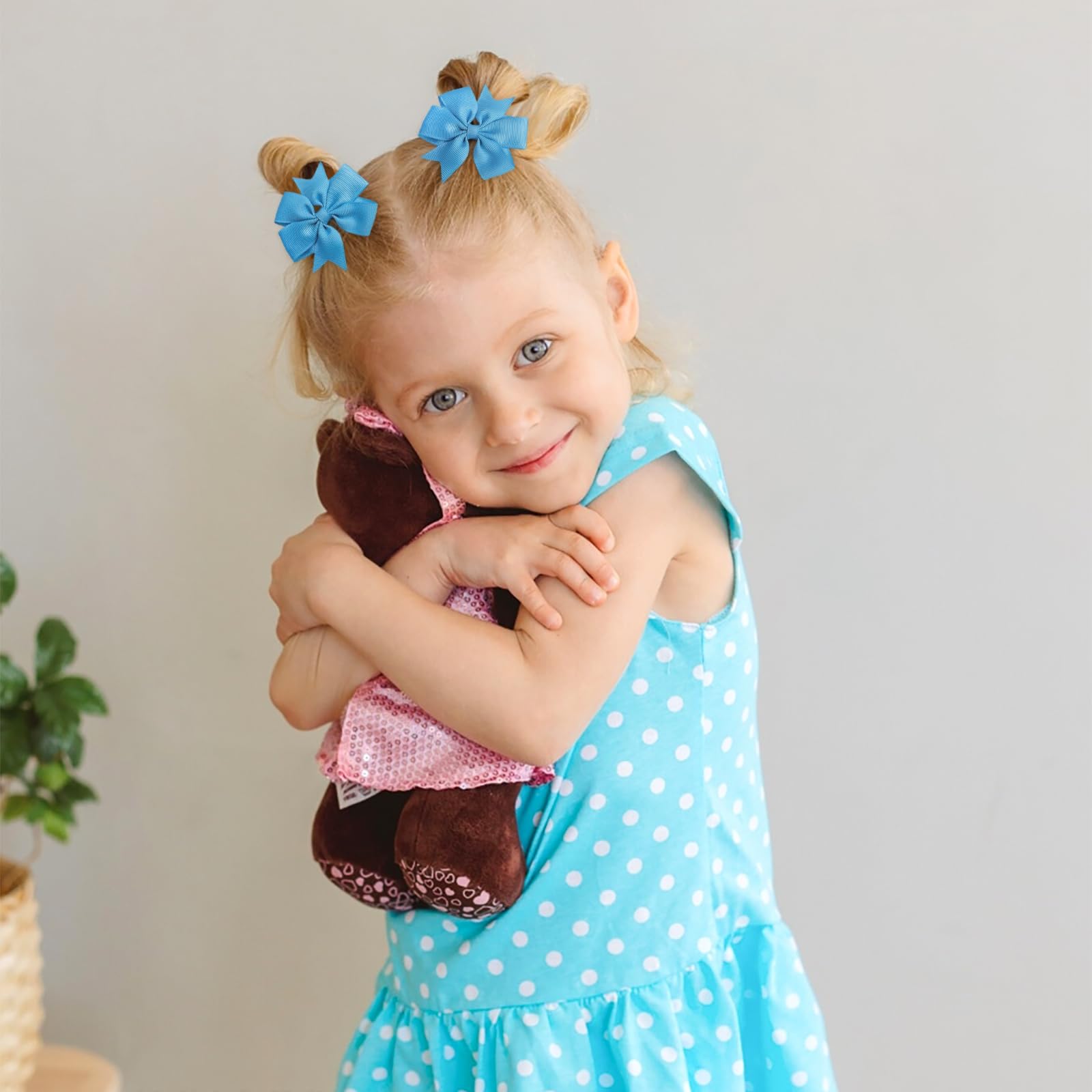 Choicbaby bows suit braids, pigtails, and ponytails for versatile styling.