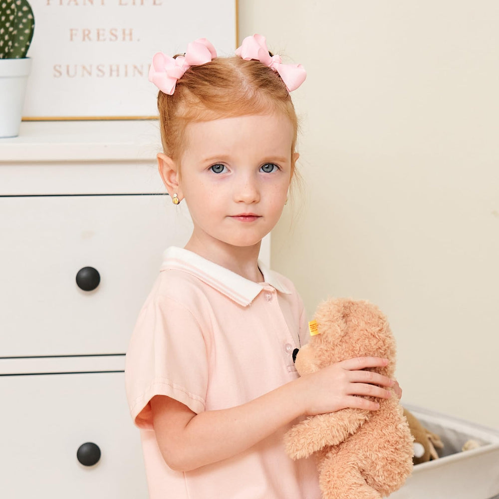 Choicbaby baby girls hair clips suit pigtails, braids, and side decorations.