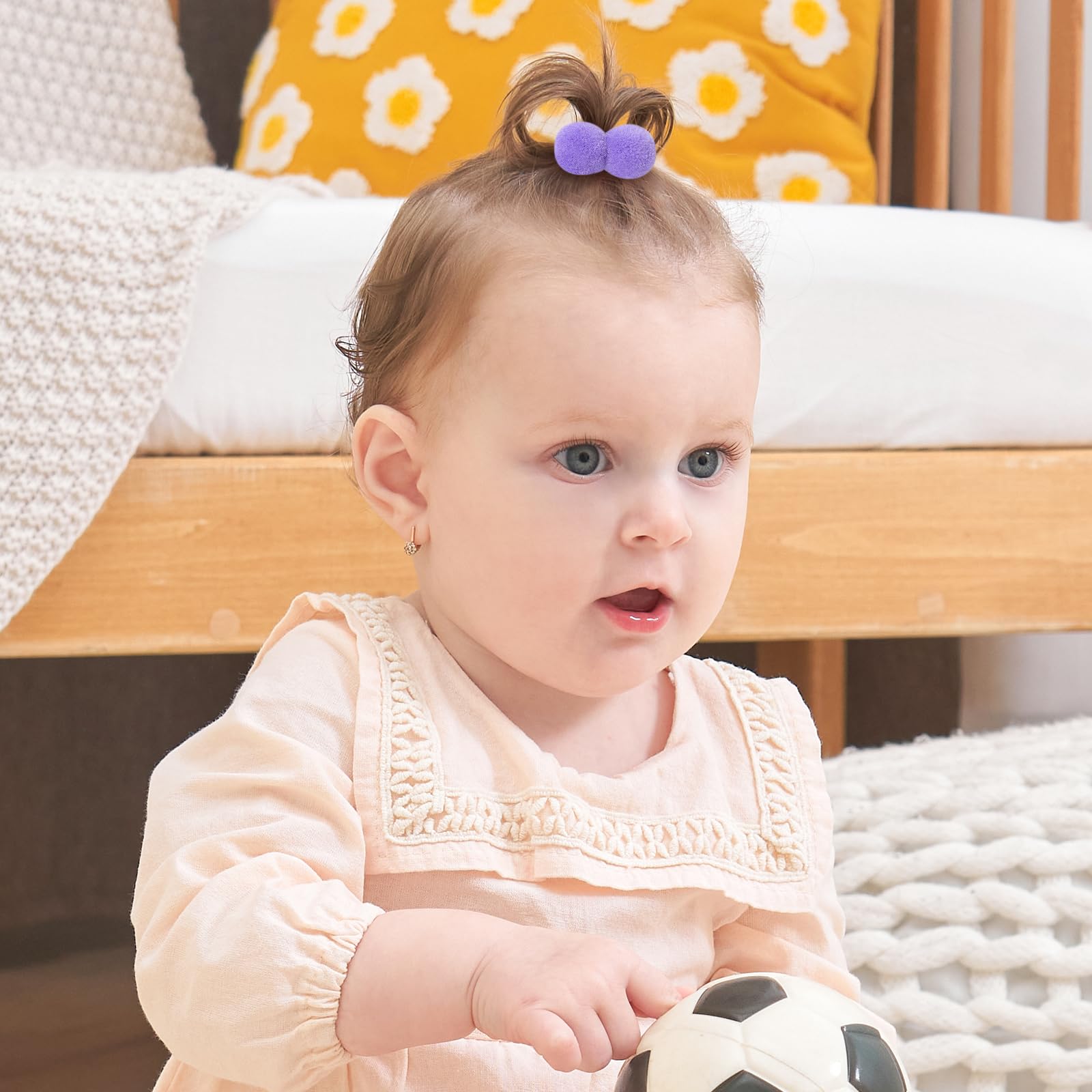 ChoicBaby baby girl hair ties make quick, cute style changes easy.