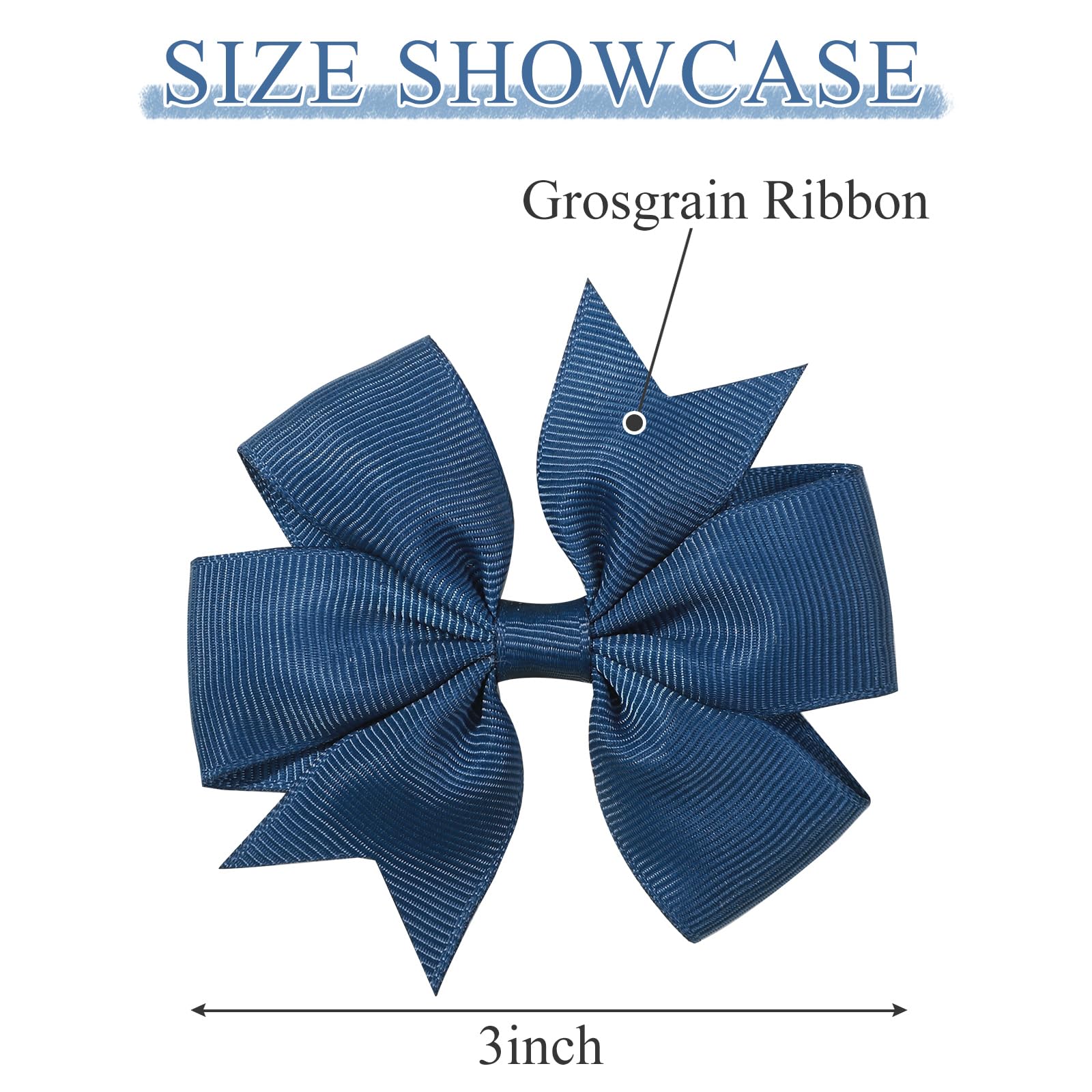 Choicbaby baby shower gift bow navy, charming accessory for outfits