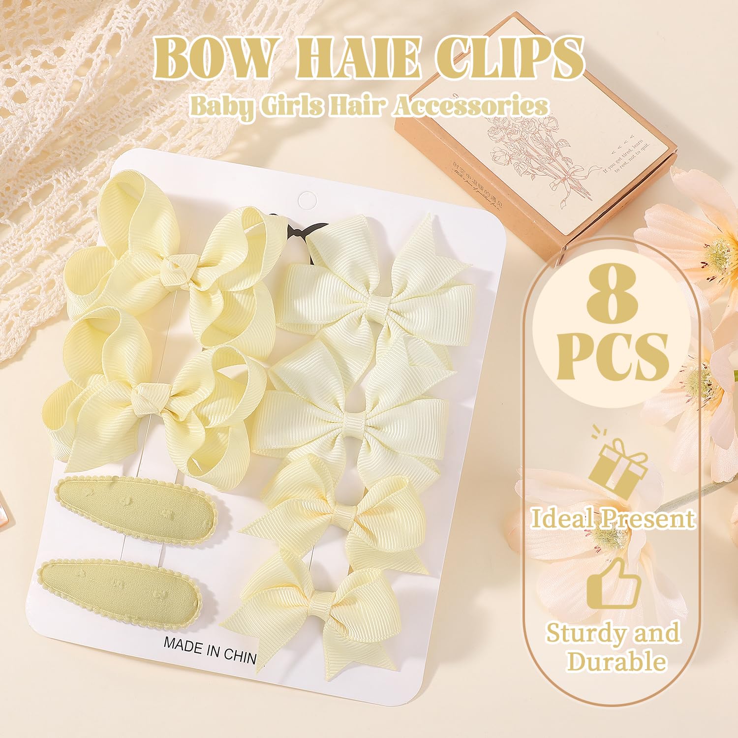 Choicbaby bow clip designs collection for easy mixed-styles everyday wear