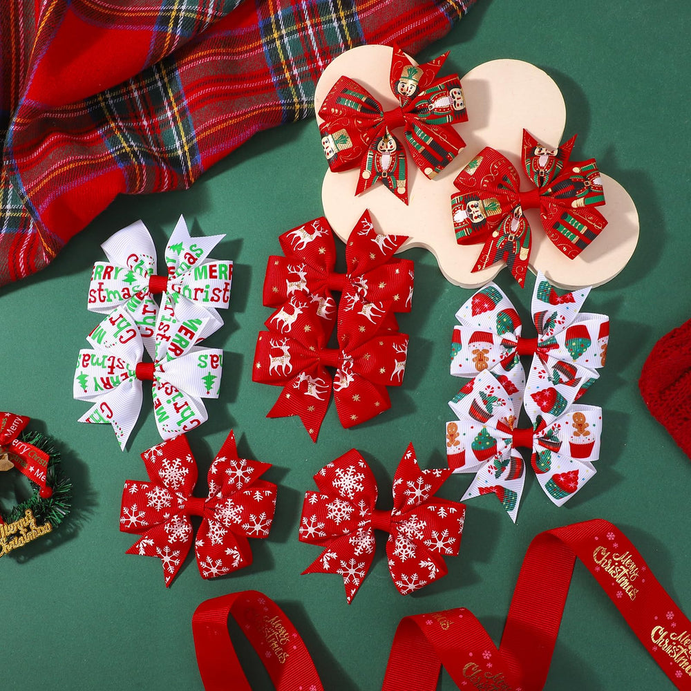 Choicbaby tree decor bow clip to spice up holiday home and tree styling.
