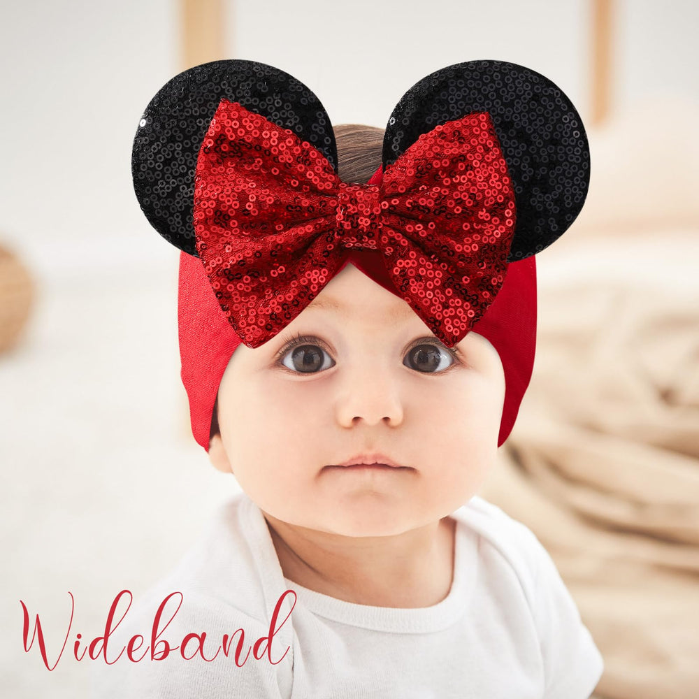 Choicbaby elastic-fit headband demonstrating secure stretch for growing kids.