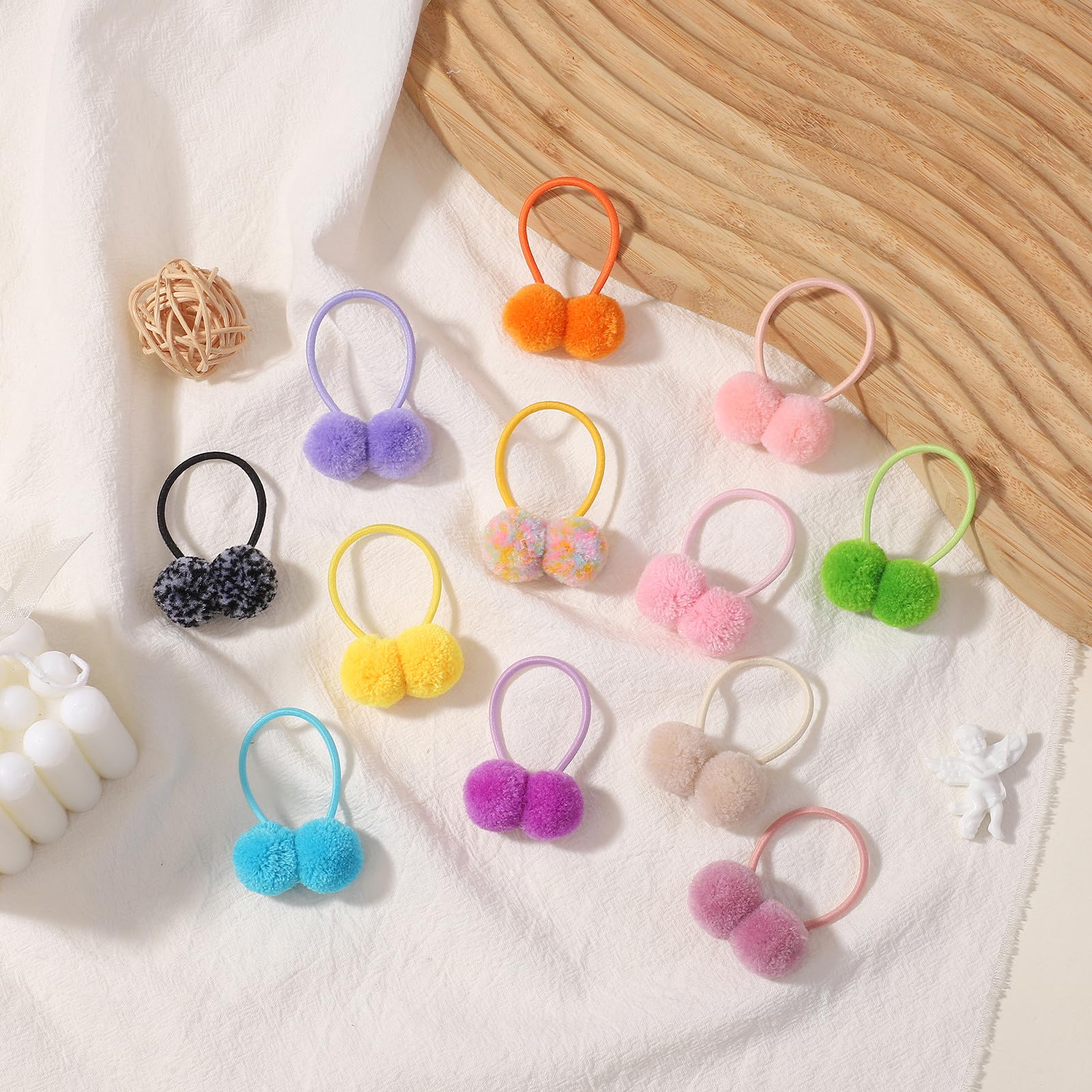 choicbaby elastic pony-tail holders for kids offer gentle stretch