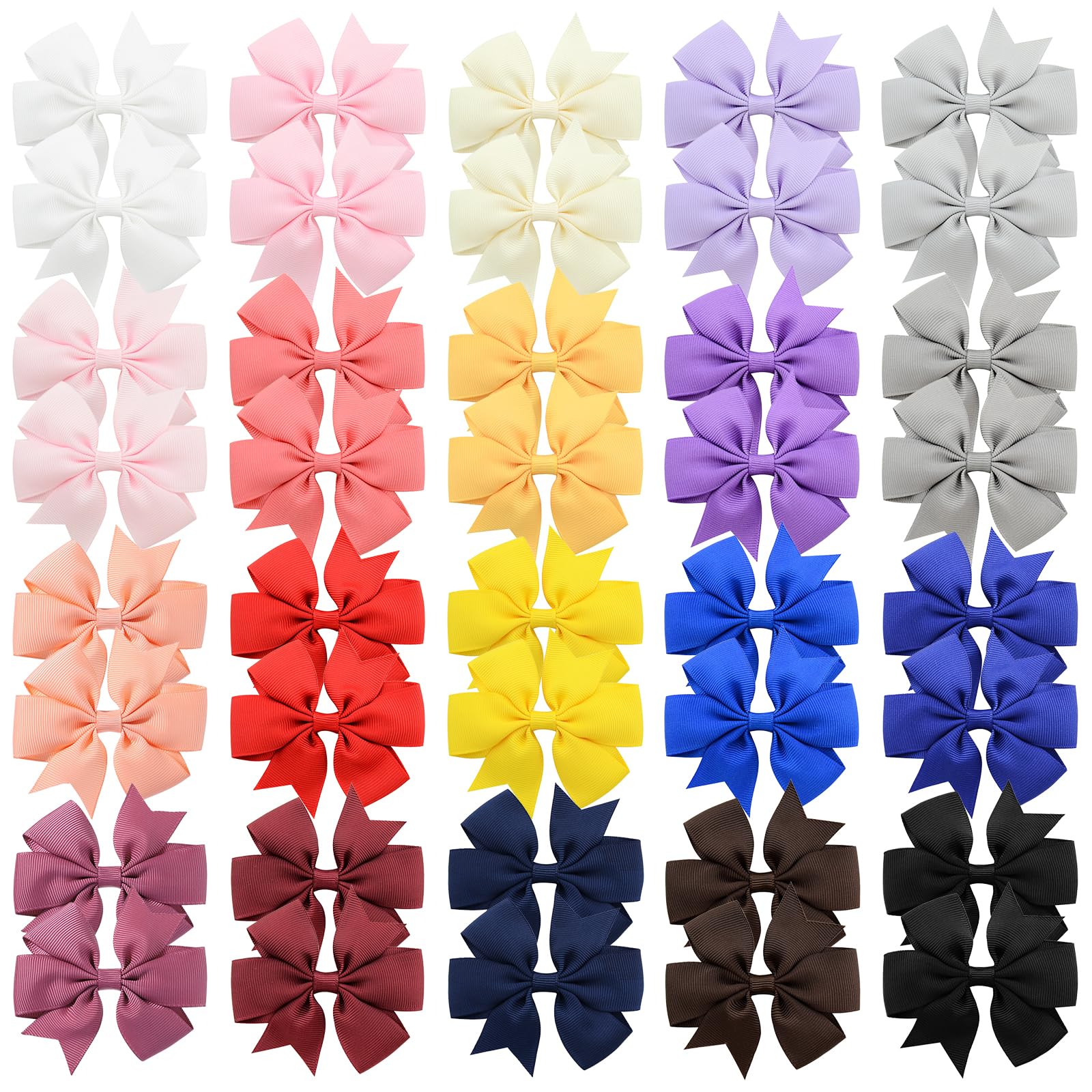 Choicbaby 40-pack color bows offer versatile outfits for toddlers.