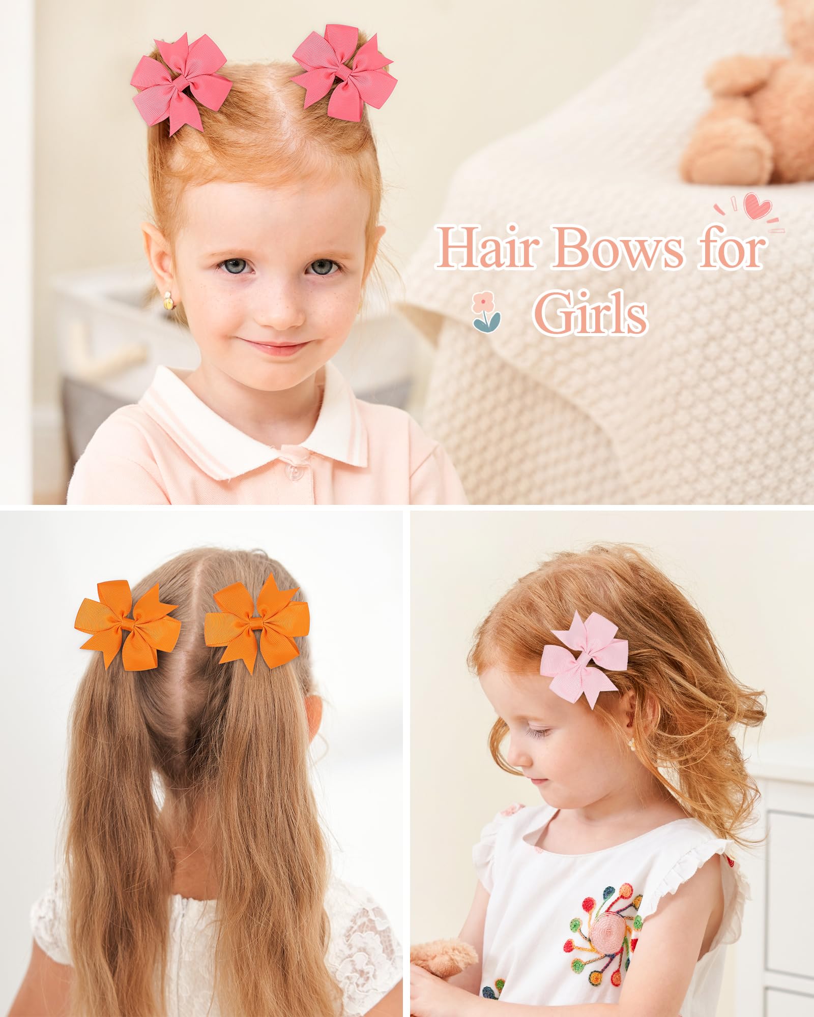 Choicbaby lightweight bows ensure comfortable wear during busy days.