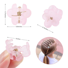 Choicbaby mini hair clips held in hand, compact styling.