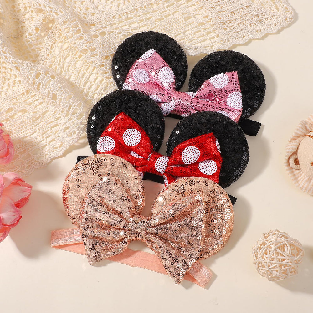 Choicbaby mouse ears party pose – headband ready for photos and special occasions.