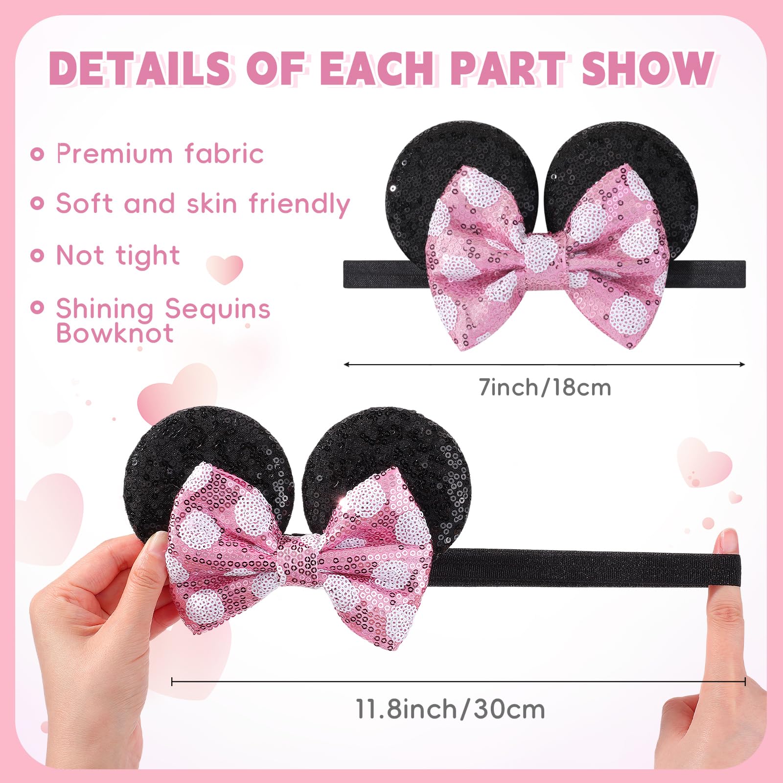 choicbaby nylon elastic band highlights soft-touch material for comfortable all-day wear.