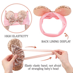 choicbaby nylon headbands soft stretchy design ideal for babies through toddlers.