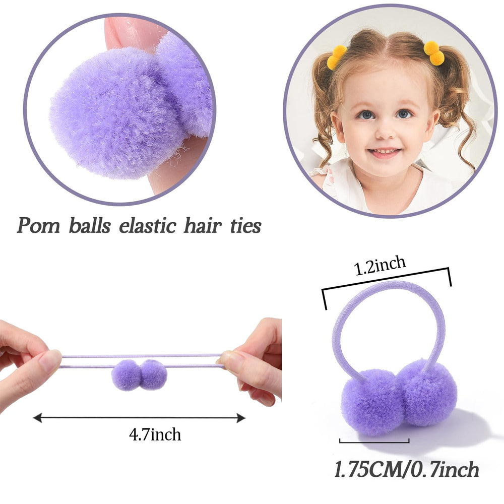 ChoicBaby soft elastic hair bands provide gentle, secure holds during play.