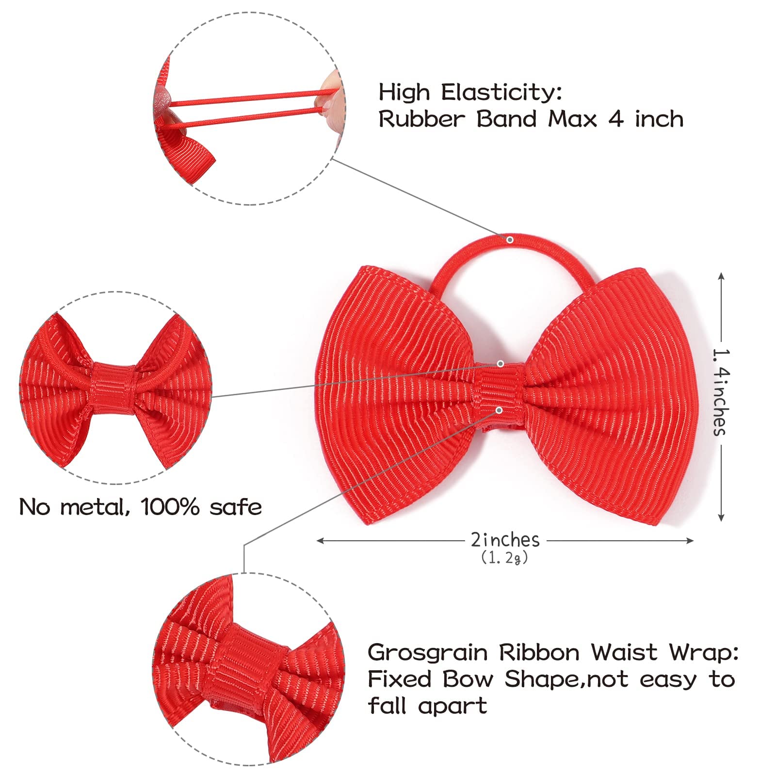 Choicbaby soft elastic hair ties reduce snagging while styling