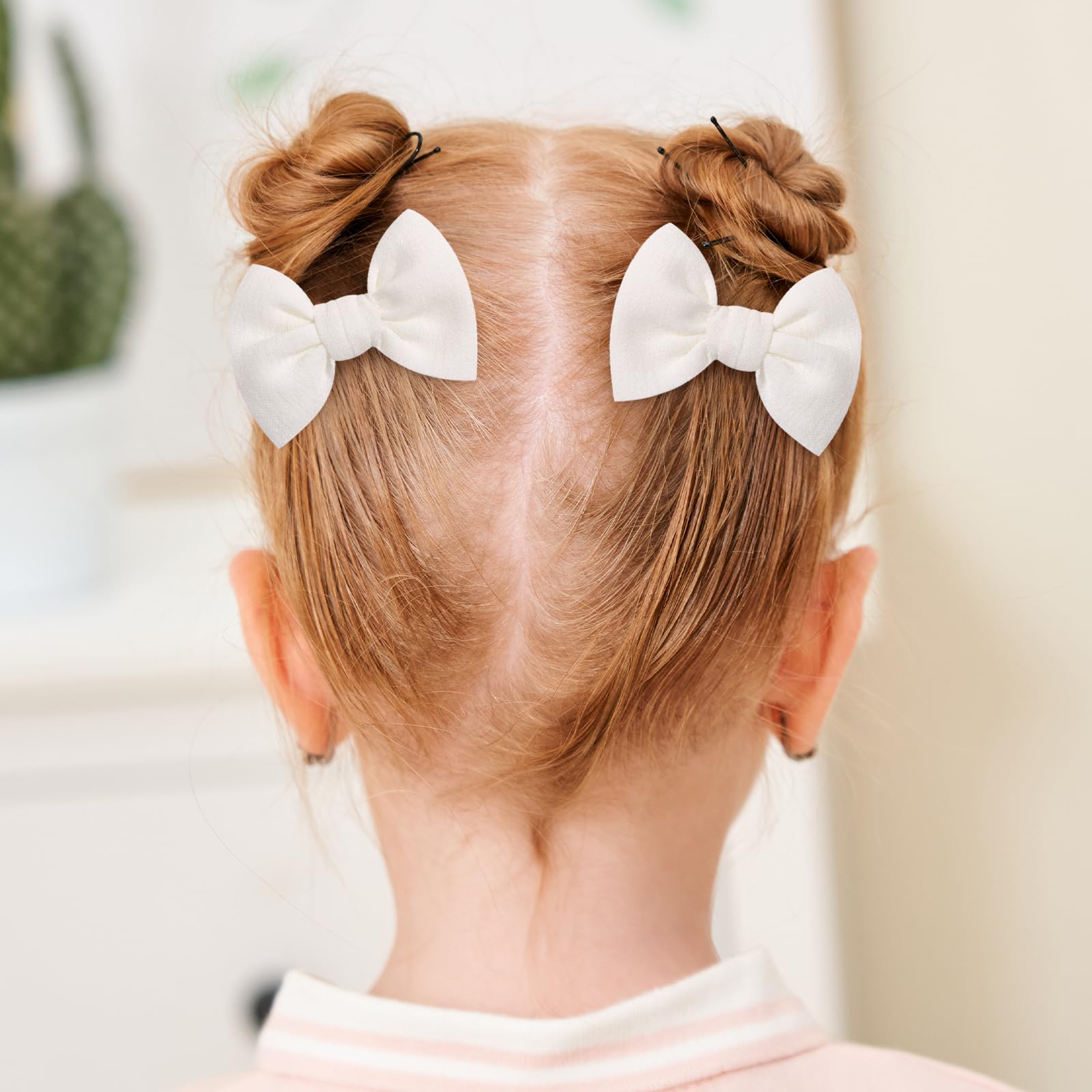 Choicbaby soft fabric bows gentle on the scalp.