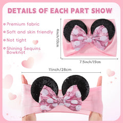 Choicbaby stretchy nylon headband provides comfortable all-day wear.
