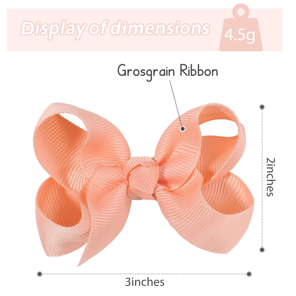 Choicbaby toothed alligator clips keep bows secure without tugging hair.
