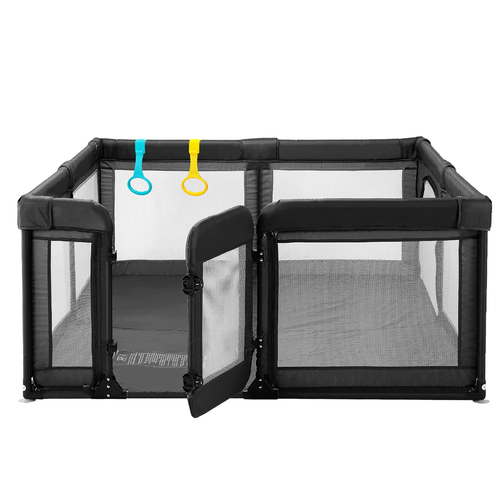 Cholena Baby Playpen with two doors—spacious front view for safe playtime.