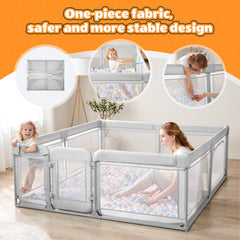 Cholena playpen 360-degree vision mesh offers watchful visibility