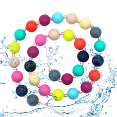 Choneer multicolor beads image demonstrates vibrant colors for visual stimulation