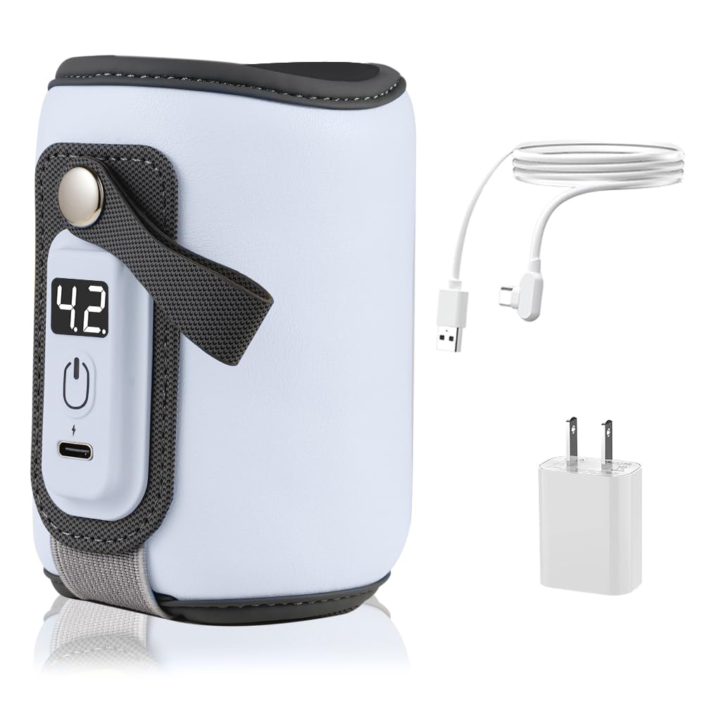 Chonomai bottle warmer front view highlighting compact bedside-friendly design for home or travel