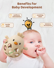 ChooKaChoo silicone material is BPA-free and safe for gentle biting.