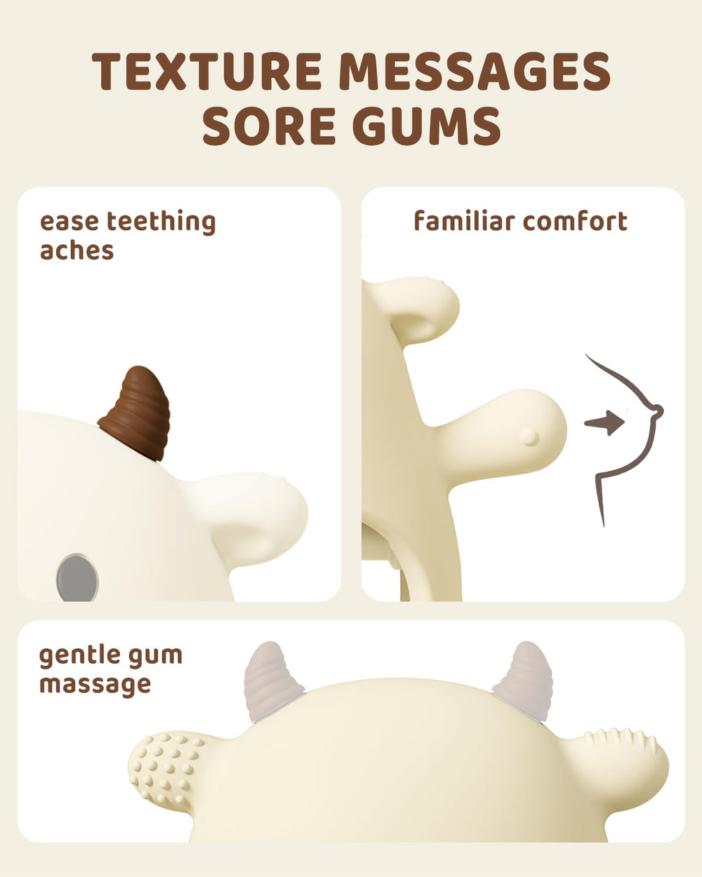 ChooKaChoo teether is dishwasher-safe and freezer-friendly for quick cleaning.