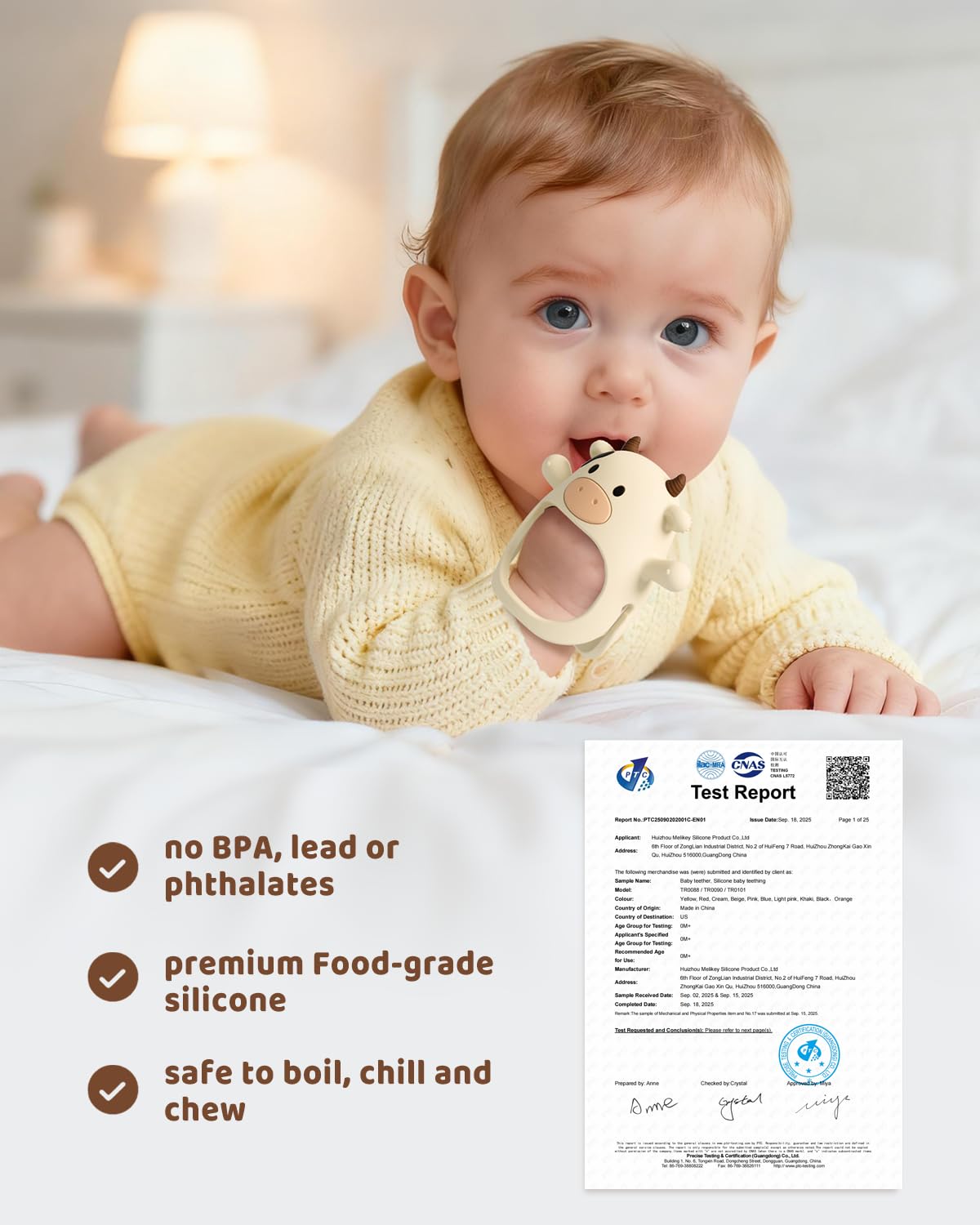 ChooKaChoo two-color teether pack offers variety for playtime.
