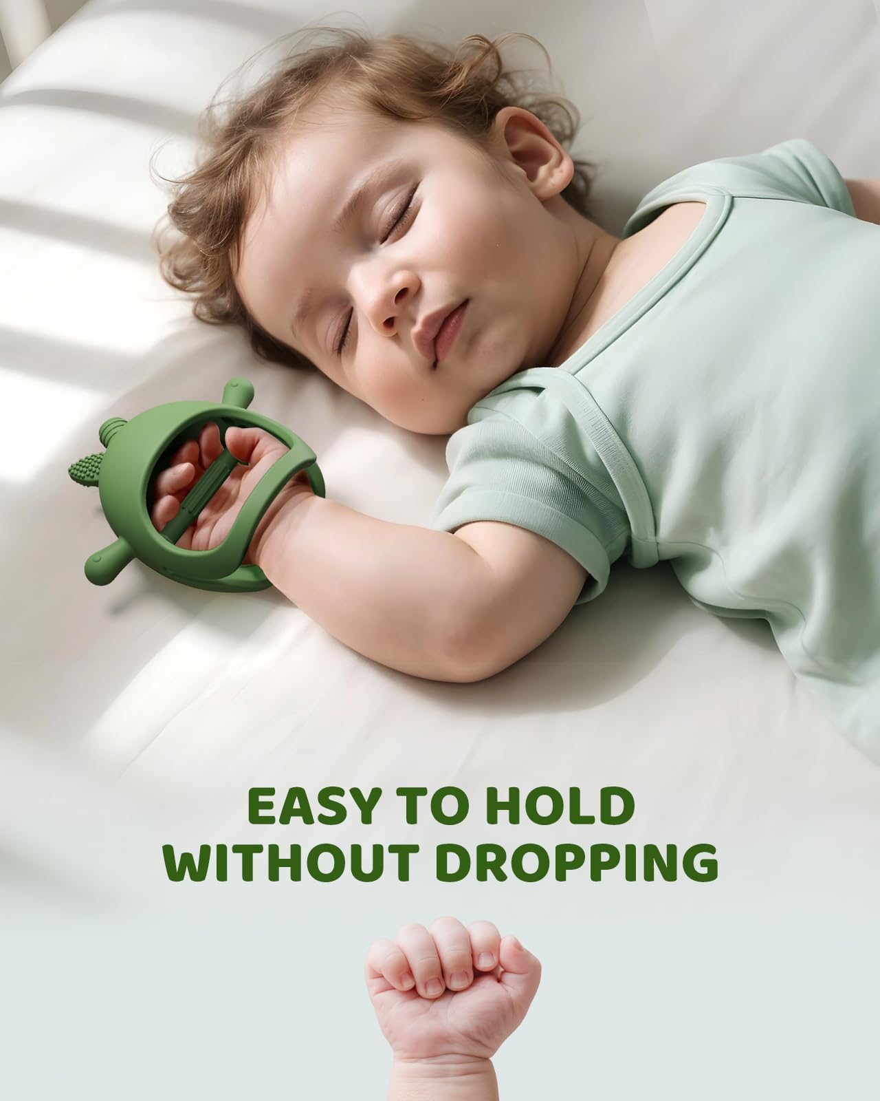 ChooKaChoo avocado teething mitten textured surface massages gums