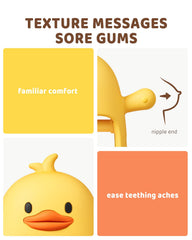 ChooKaChoo silicone teether is BPA-free and safe for chewing.