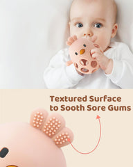 Chookachoo silicone teether is BPA-free and safe for babies.