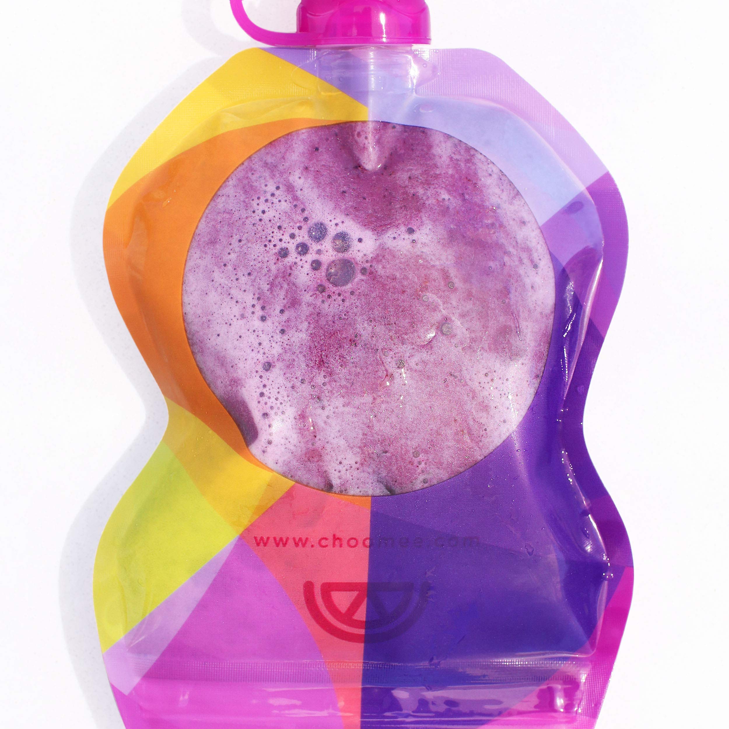 ChooMee TropiColor 8 oz pouch is dishwasher-safe for quick cleanup on top rack.