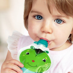 ChooMee reusable baby food pouches pack offers eco-friendly, reusable feeding containers.