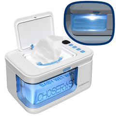 ChoserStar baby wipe warmer front view delivers quick warming for comfortable diaper changes at home.