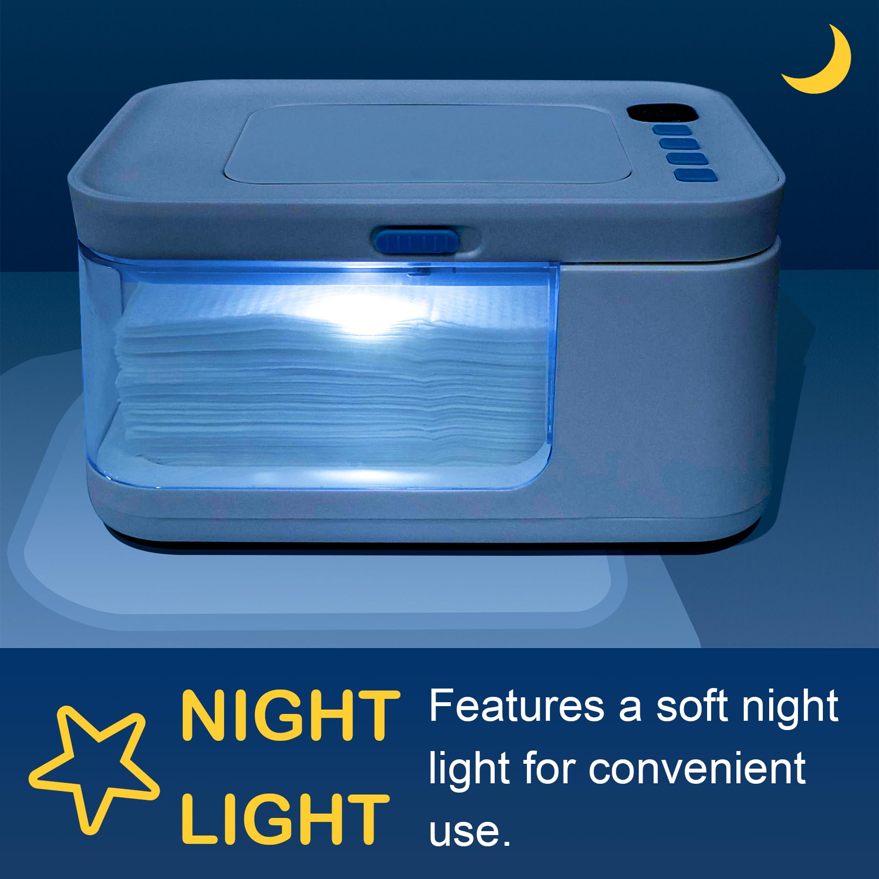 ChoserStar baby wipe warmer large-capacity image shows fewer refill interruptions during busy days.