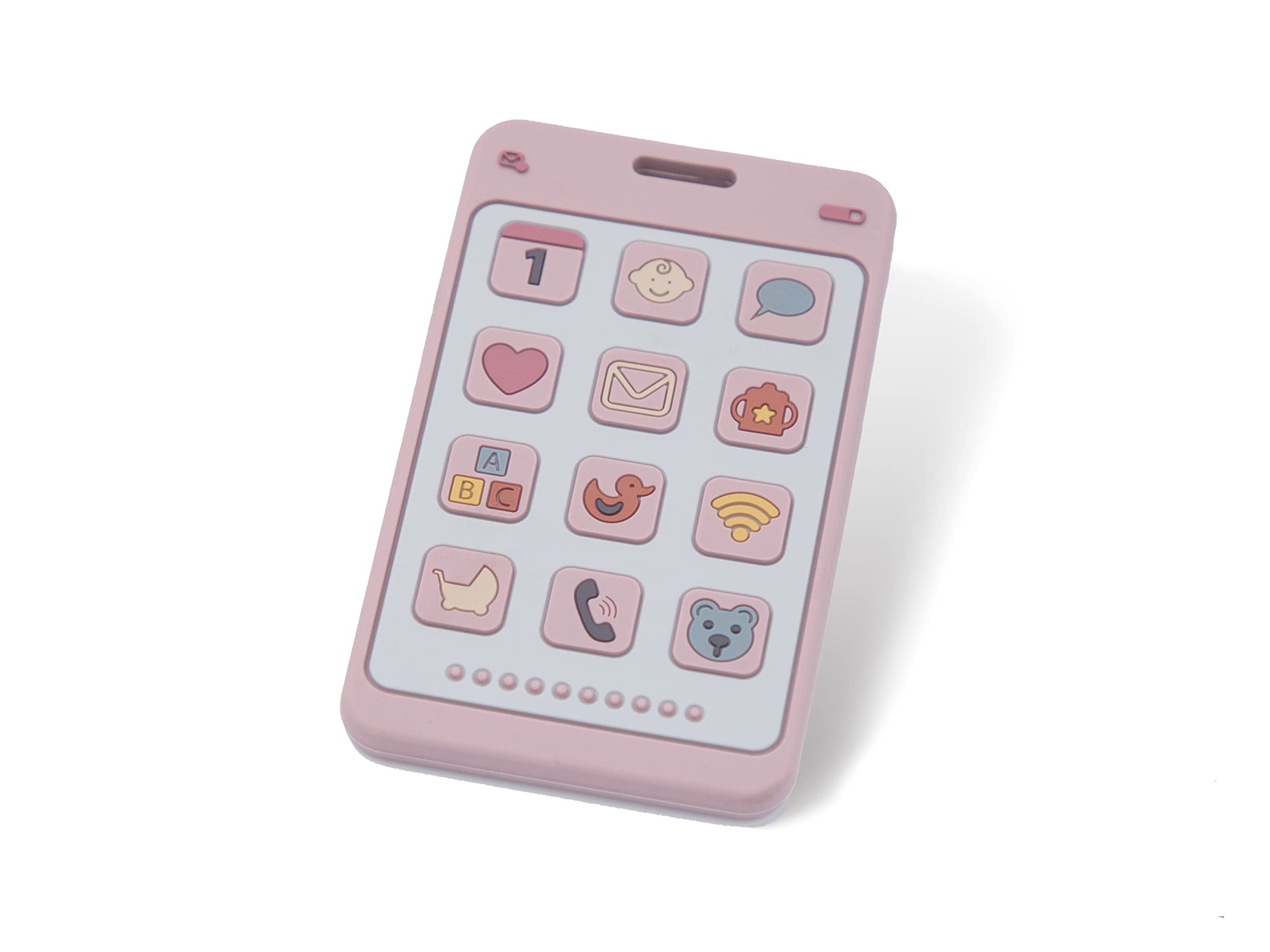 ChoserStar sensory teether pink, bright colors stimulate exploration and cognitive curiosity