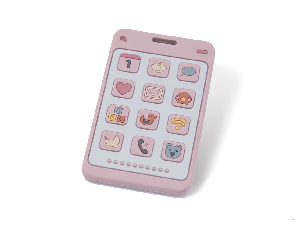 ChoserStar sensory teether pink, bright colors stimulate exploration and cognitive curiosity