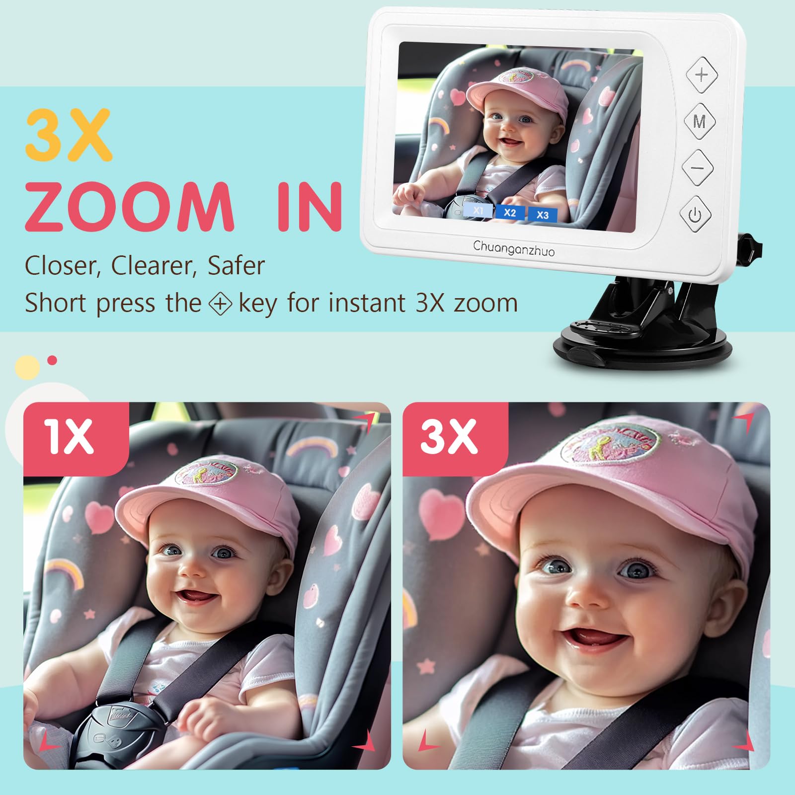 Chuanganzhuo S100P co pilot mode keeps your eyes on the road while a passenger watches.
