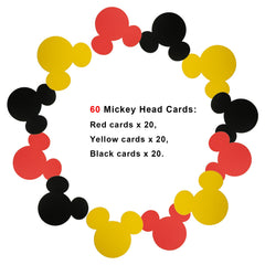 CHuangQi Mickey heads wall stickers doorway decoration demonstrates versatile use for archways and entrances
