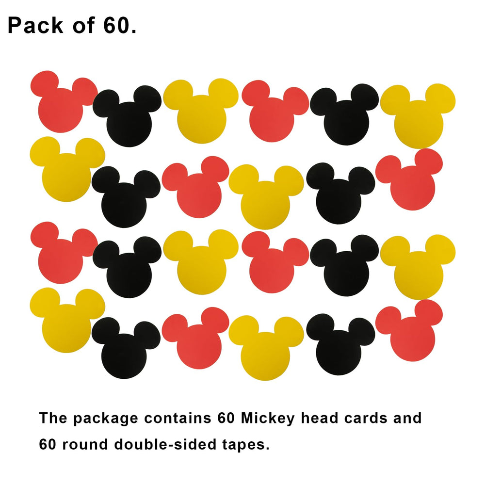 CHuangQi Mickey heads wall stickers window display adds light-friendly color to glass surfaces