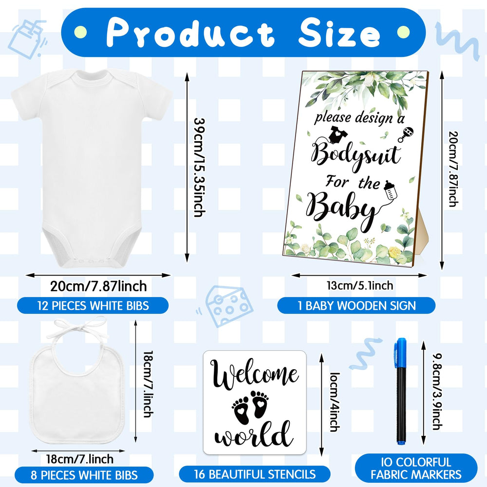 Chuarry white bibs closeup showing waterproof back for mess-free wear