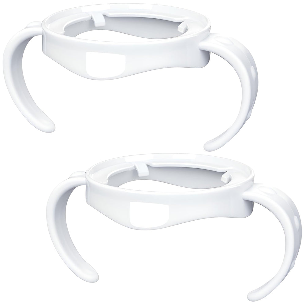 CHUBBIEE Avent bottle handles with soft grip for easy, independent feeding.