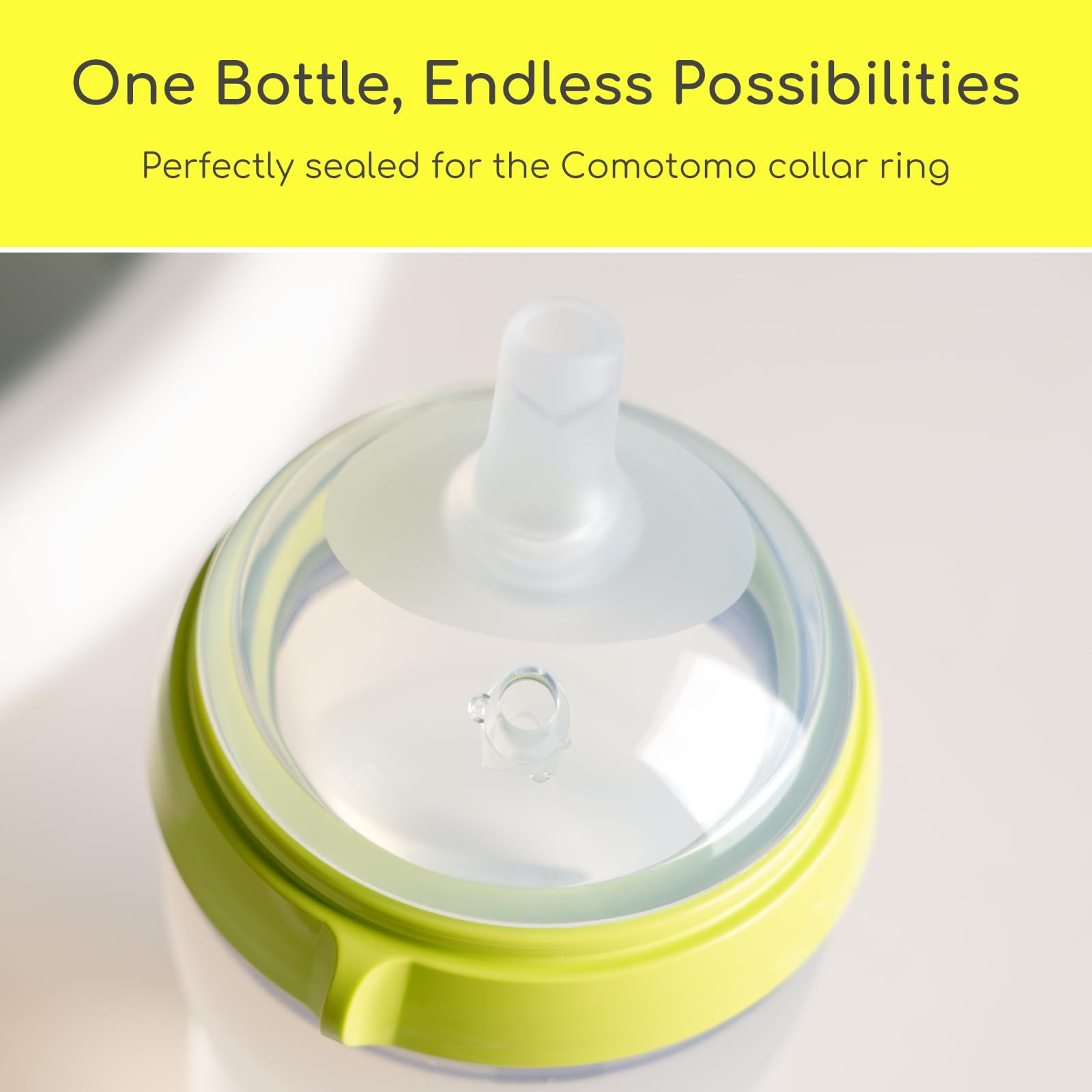 CHUBBIEE baby drinking transition scene with sippy straw nipple