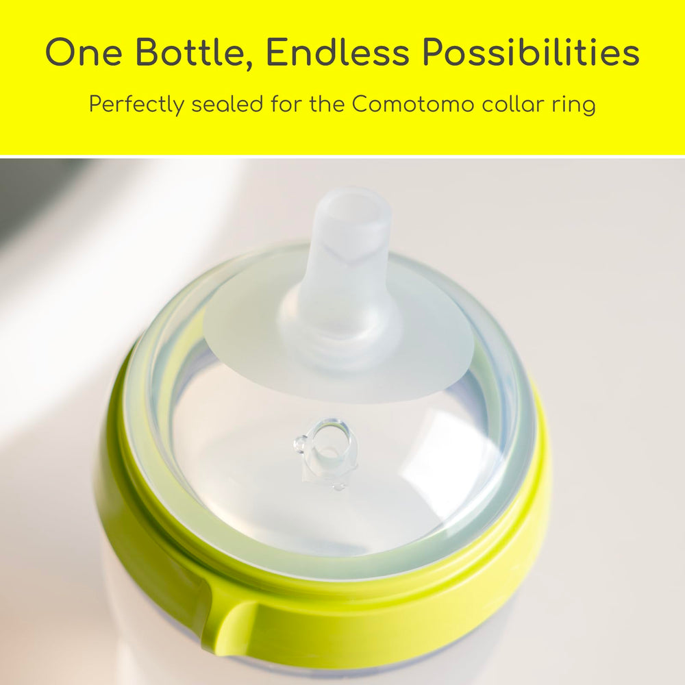 CHUBBIEE baby drinking transition scene with sippy straw nipple