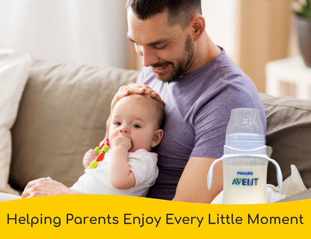 CHUBBIEE bottle handles are dishwasher-safe for easy cleanup.