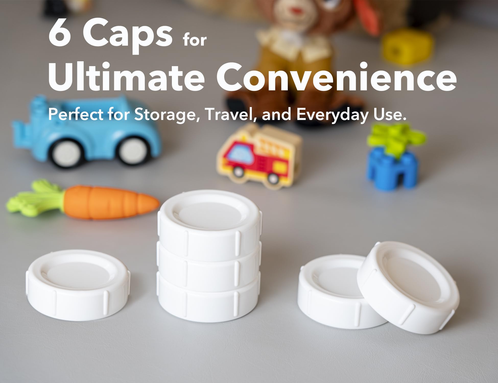 CHUBBIEE BPA-free cap keeps baby bottles safe from chemicals.