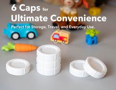 CHUBBIEE BPA-free cap keeps baby bottles safe from chemicals.