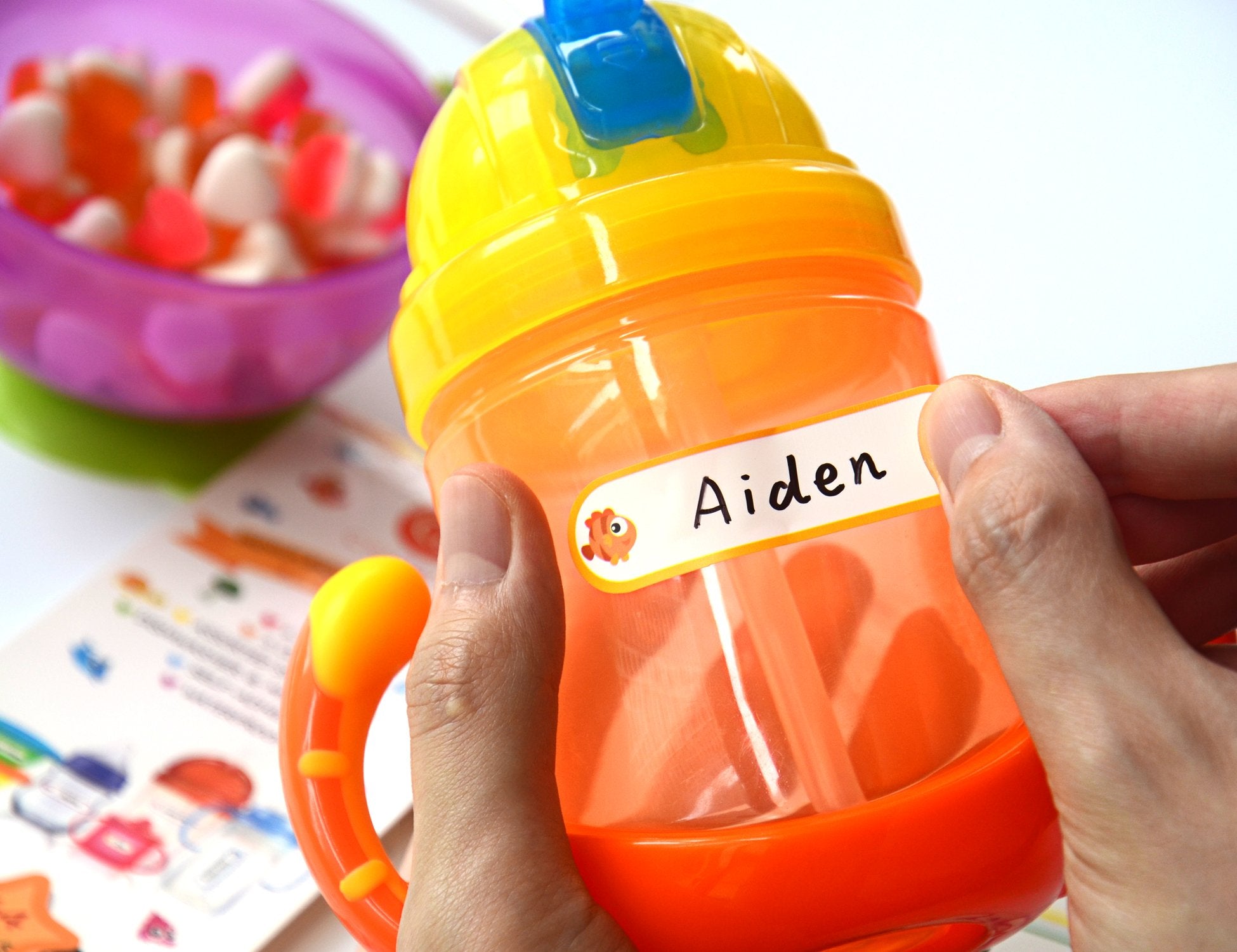 CHUBBIEE labeled-items-in-classroom-home shows organized belongings across school and home.