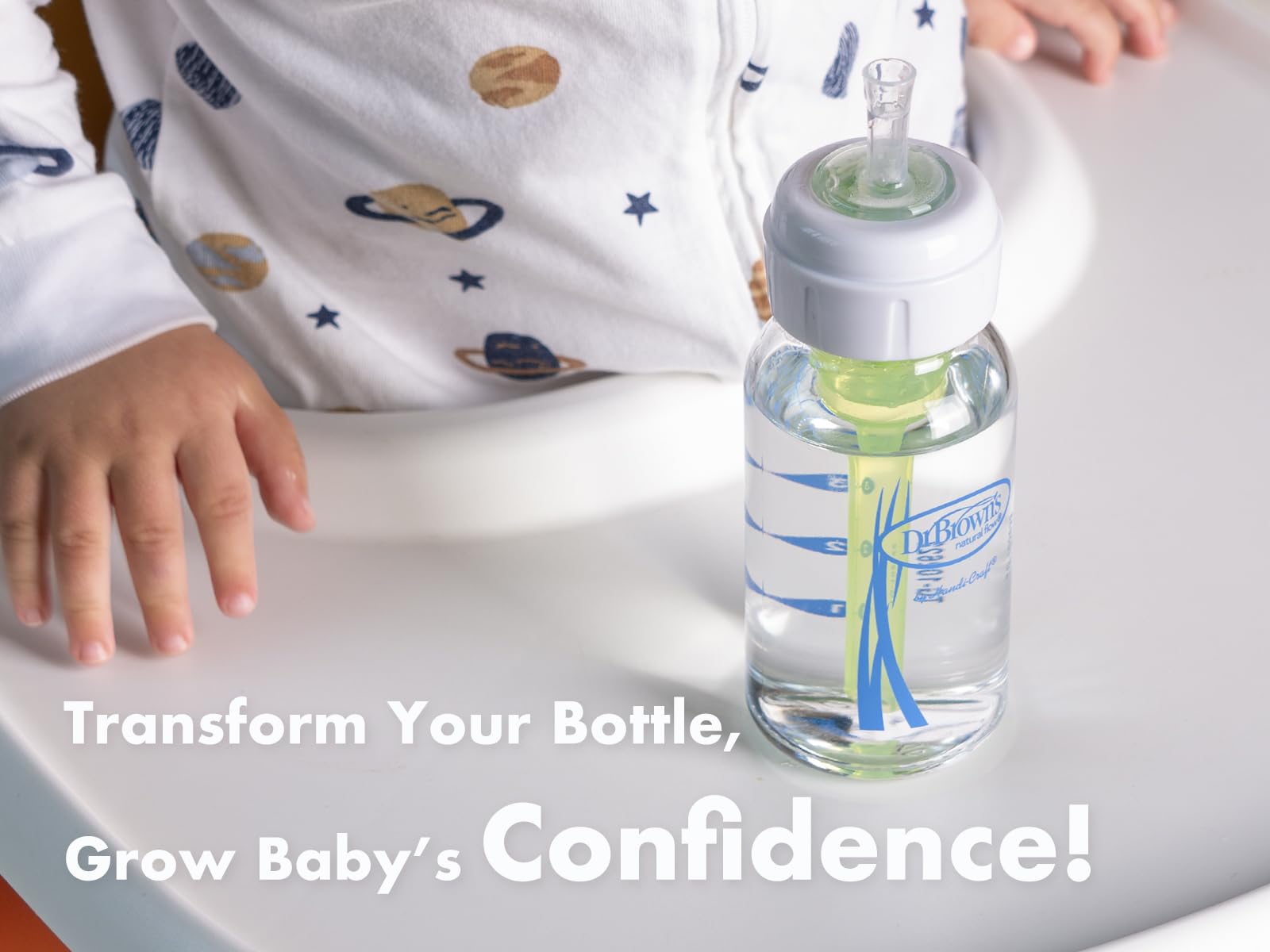 CHUBBIEE compatibility with Dr. Brown's narrow sippy spout bottles expands bottle options.