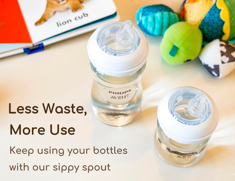 CHUBBIEE grow-with-me transition supports baby bottle to cup learning